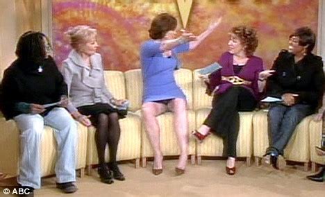 Sigourney Weaver Lets Her Dignity Slip As She Flashes Her Underwear On Daytime TV Chat Show