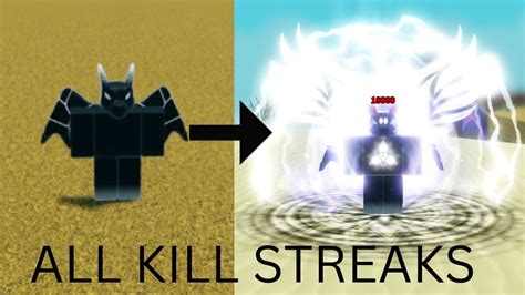 All Killstreak Phases In Slap Battles Killstreak Simulator Youtube