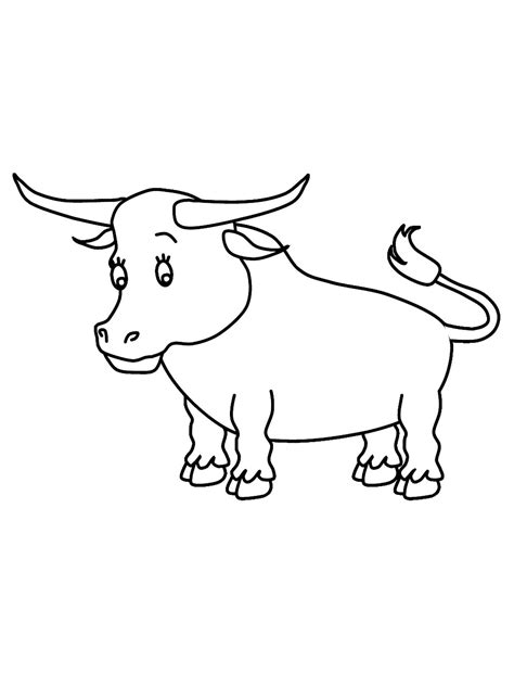 Free Ox Coloring Pages Download And Print Ox Coloring Pages
