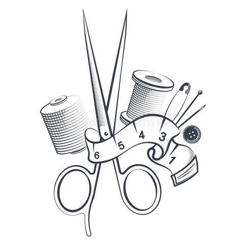 Sewing Elements Png