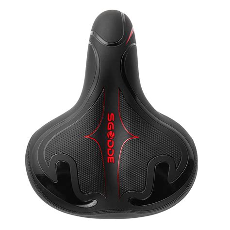 Sgodde Bicycle Saddle Soft Breathable Shock Absorption Waterproof Bike