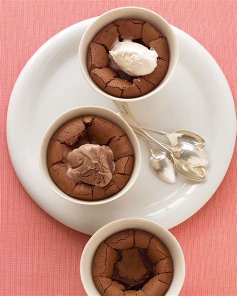Martha S Warm Chocolate Pudding Cakes Recipe Warm Desserts Desserts Chocolate Desserts Quick