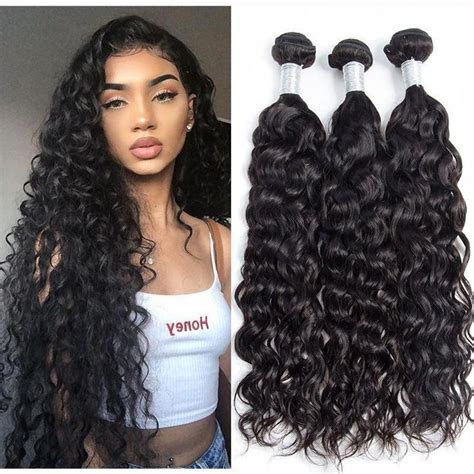 volysvirgo hair 3 bundles wet and wavy brazilian water wave virgin