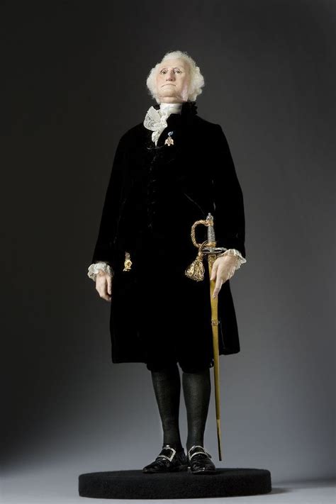 Full Length Color Image Of George Washington As President American