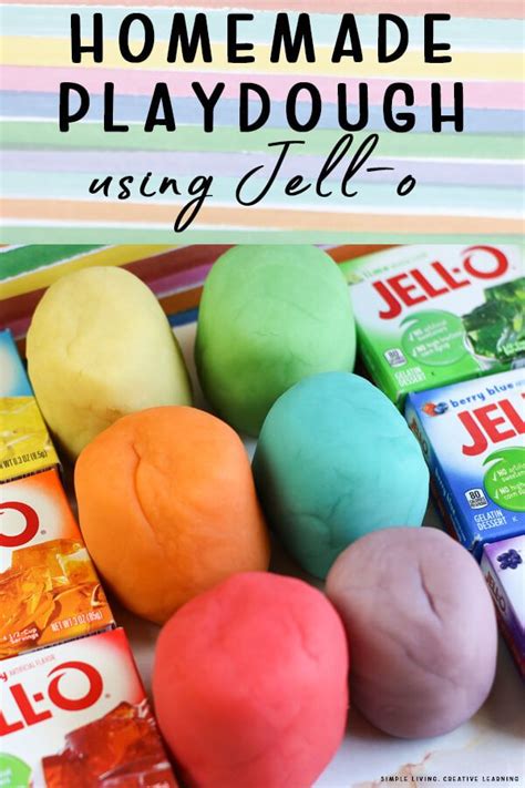 How To Make Homemade Playdough With Jell O Urte