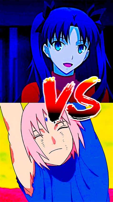 Rin Tohsaka Vs Sakura Haruno Anime Anime Fight Tokyo Ghoul Wallpapers