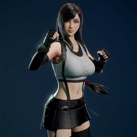 Tifa Lockhart Ffvii Remake Fan Art Ryan Reos On Artstation At