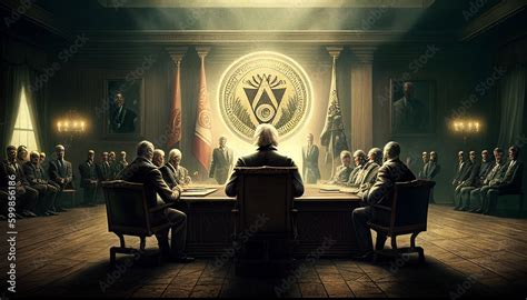 New World Order Secret Society Meeting Generative Ai Stock