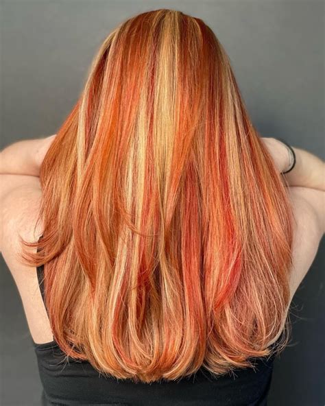25 Trendy Ways To Pair Red Hair With Highlights Hairstyles Vip