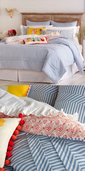 The Pioneer Woman Ticking Stripe Comforter Blue Affiliate Homedecor