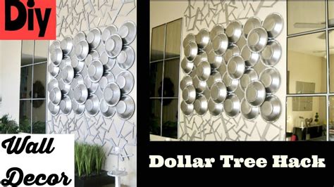 Diy Wall Decor Using Dollar Tree Items Youtube