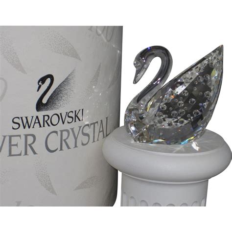 Swarovski Crystal Figurine 100th Anniversary Centennial Swan