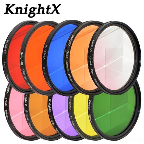 Knightx Nd Color Filter For Sony Nikon Canon Camaras Filtros Fujifilm