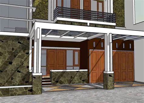 contoh gambar model garasi rumah minimalis desain rumah idaman minimalis