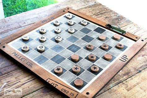 Diy Buffalo Check Checkerboard With Video Checkerboard Wood Games