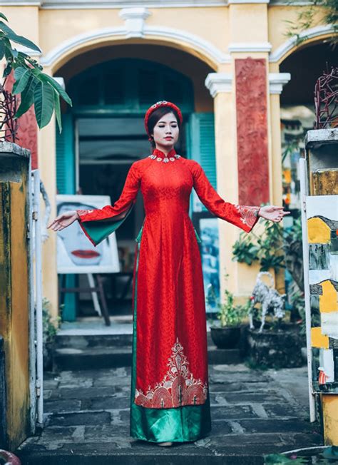 Silk Bridal Ao Dai Custom Made Vietnamese Traditional Bridal Dress Dream Dresses By Ph
