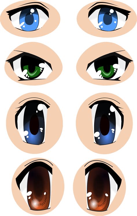 Computer Art Club Anime Eyes Svg Vector Image