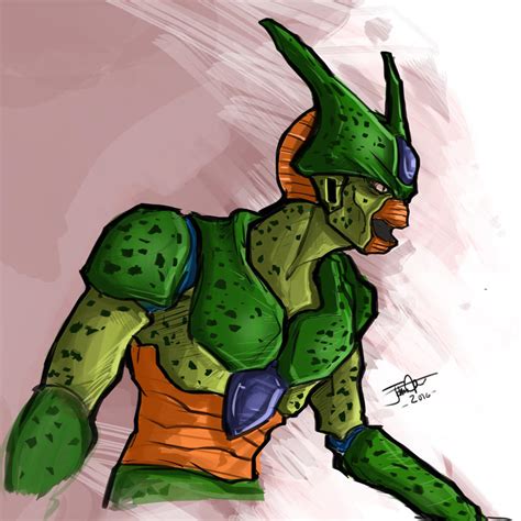 Imperfect Cell Dragon Ball Z By Jfivemedia On Deviantart