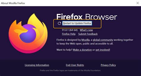 Update Firefox To The Latest Release Firefox Help