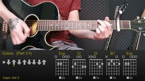 Black Pumas Colors Easy Guitar Lesson Tutorial With Chordstabs And