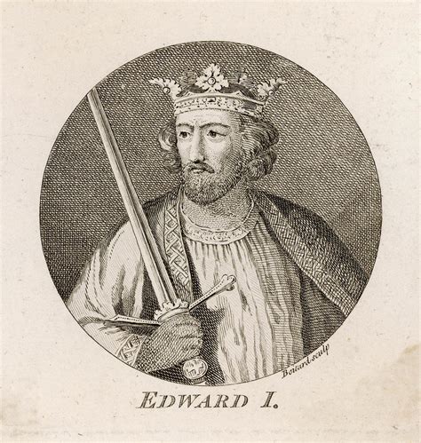 Edward I Longshanks King Of England Drawing By Mary Evans Picture