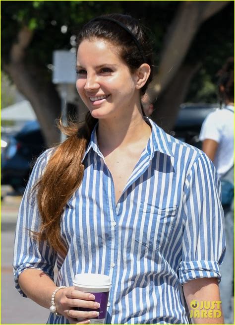 Lana Del Rey Reps Her July 4th Style While Grabbing Coffee Photo