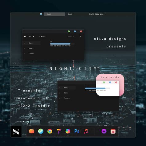 Night City For Windows 11 By Niivu