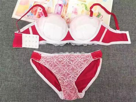 Sexy Lingerie Sets Half Cup Brassiere Women Comfy Push Up Bra And Panty