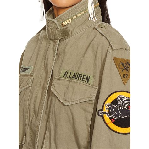 Lyst Denim And Supply Ralph Lauren Military Patches Field Jacket In Green