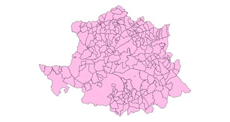 Mapa Y Municipios Provincia De Cáceres Mapas España Descargar E Imprimir