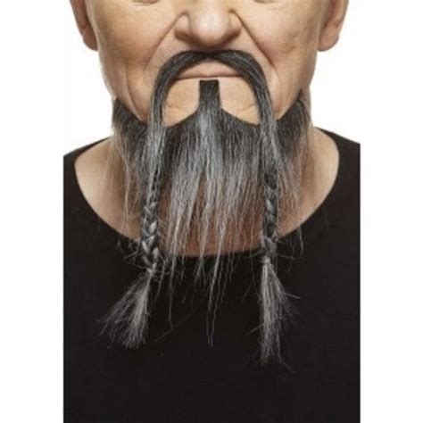 Braided Pirate Mustache With Beard Grey Pop Party Supply