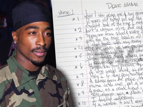 Dear mama is a song by american hip hop recording artist 2pac, released on february 21, 1995 as the lead single from his third studio album, me against the world (1995). Tupac's Handwritten 'Dear Mama' Lyrics Up for Sale | TMZ.com
