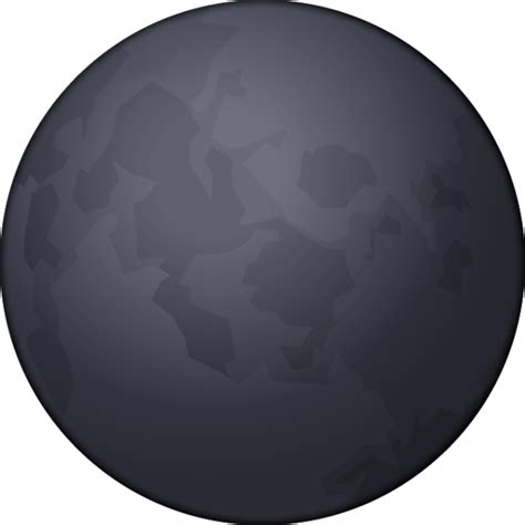 Black Moon Emoji Png Clipart Large Size Png Image Pikpng