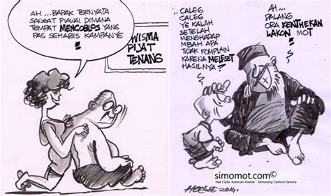 Akan tetapi, sebenarnya apasih pengertian karikatur itu? Karikatur kampanye Pilpres dan Caleg: Kartun Si Momot - SIMOMOT
