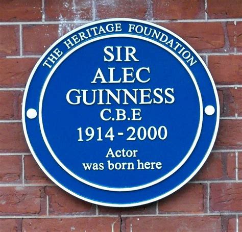 Sir Alec Guinness W9 Plaques Of London