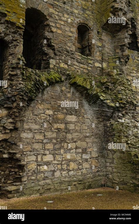 Medieval Castle Walls Stock Photo Alamy