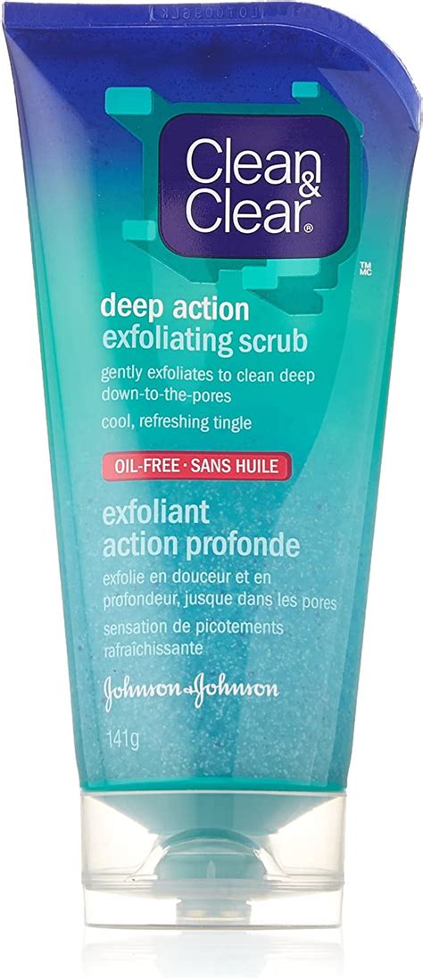 Clean And Clear Deep Action Exfoliating Scrub 141 G Amazonca Beauty