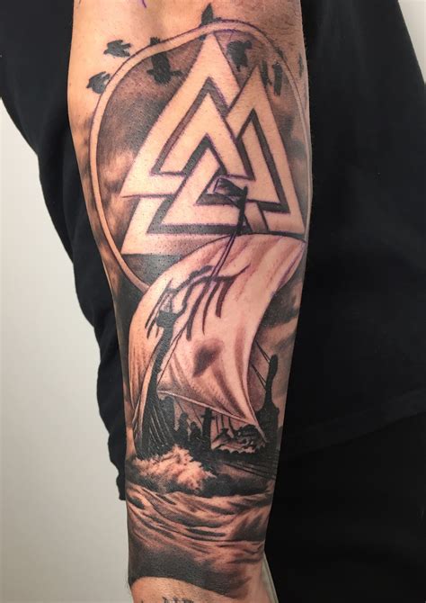 Viking Themed Tattoo Sleeve Trends Tattoos 2021