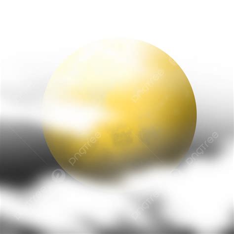 Yellow Mid Autumn Moon Glowing Full Planet Night Sky Png Night Sky