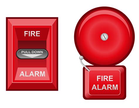 Fire Alarm Vector Illustration 494354 Vector Art At Vecteezy