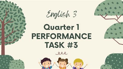 English 3 Quarter 1 Performance Task 3 Youtube