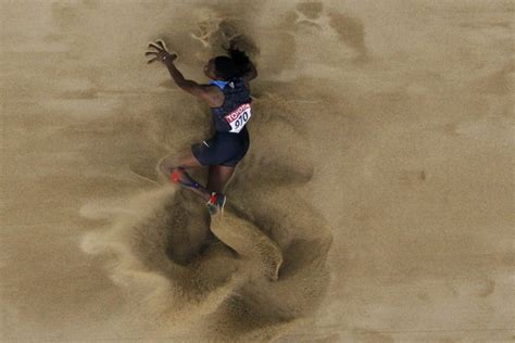 Brittney Reese Of The Us Competes During The Womens Long Jump Final