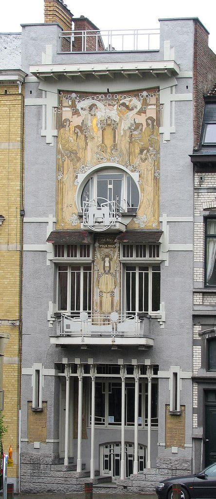 Brussel Cauchiehuis Maison Cauchie Art Nouveau Architecture Art