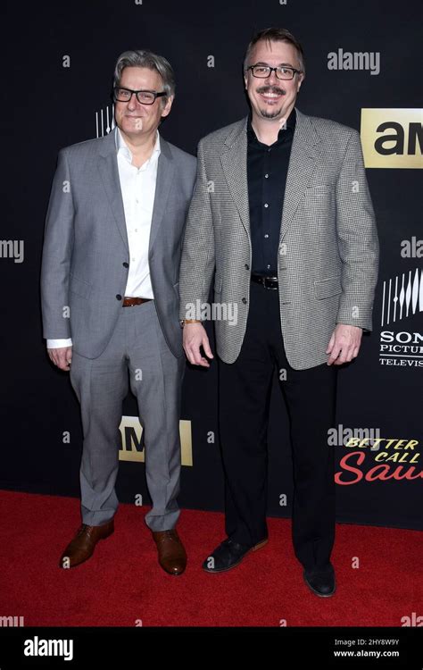 Peter Gould And Vince Gilligan Attending The Better Call Saul Season