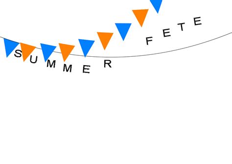 Summer Fete Bunting Clip Art At Vector Clip Art Online