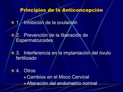 Clasificacion De Metodos Anticonceptivos 1ppt