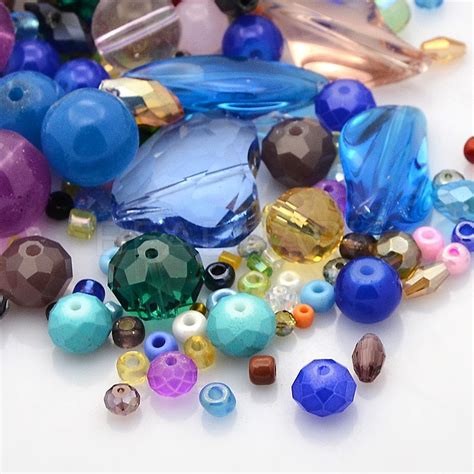 Mixed Glass Loose Beads