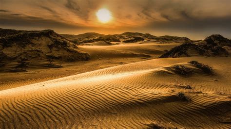 Desert Landscape Nature Sand Sunset 4k Hd Nature Wallpapers Hd Wallpapers Id 66670