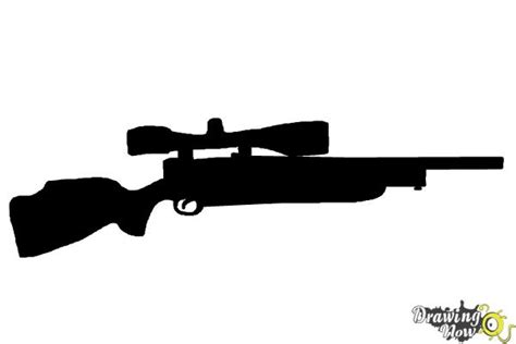 How To Draw A Sniper Bullet At First Sketch Out A Long Stick Which