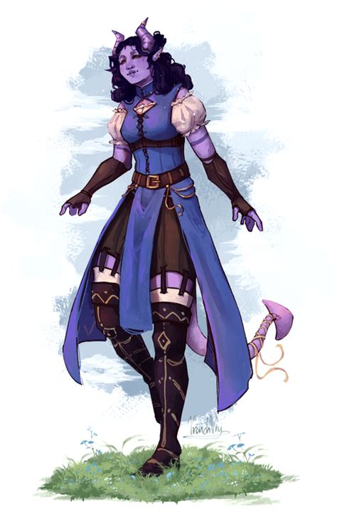 Oc Art Tiefling Rogue Commission Dnd In 2021 Dungeons And